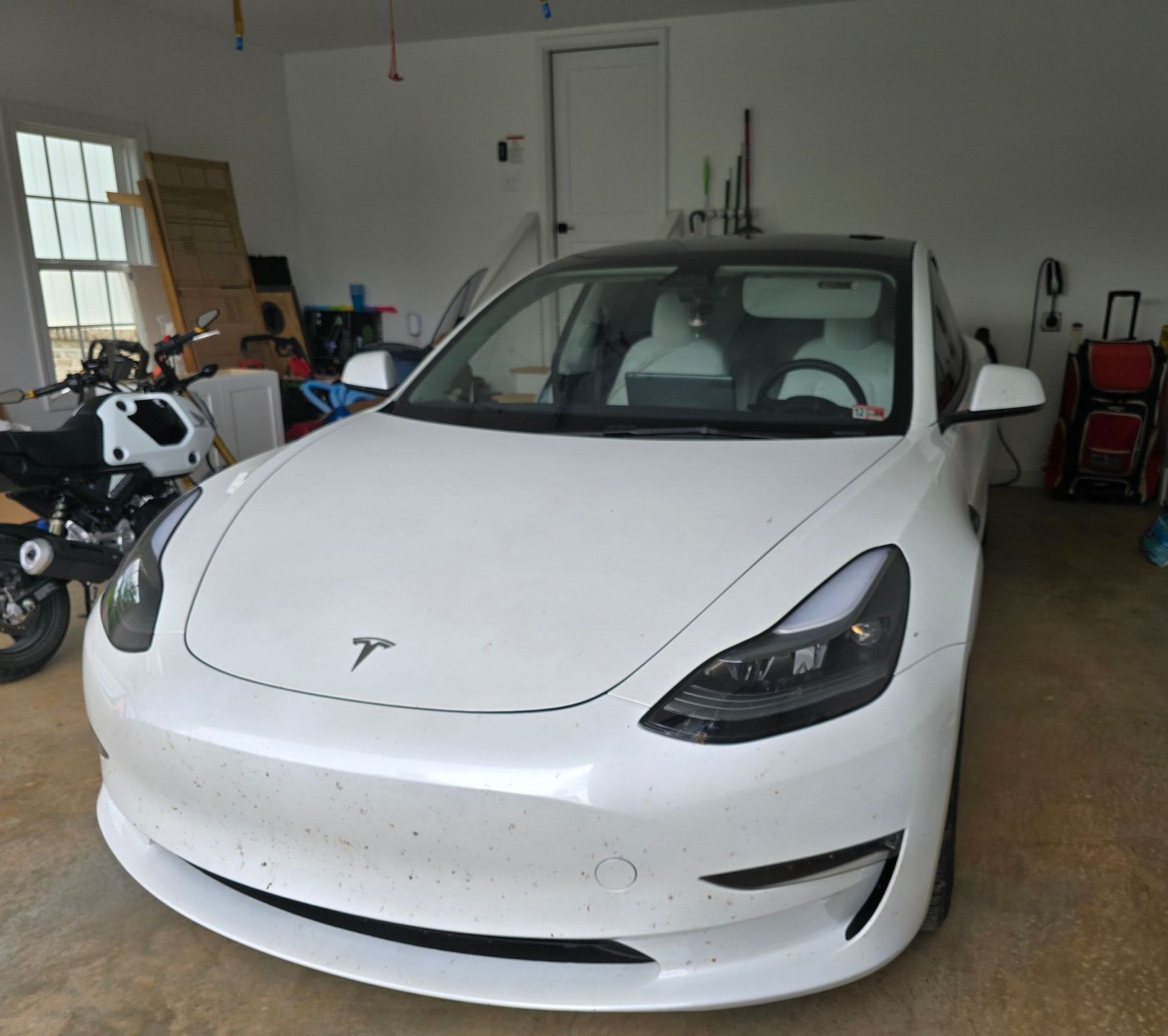 Tesla windshield crack repair near Salem, VA
