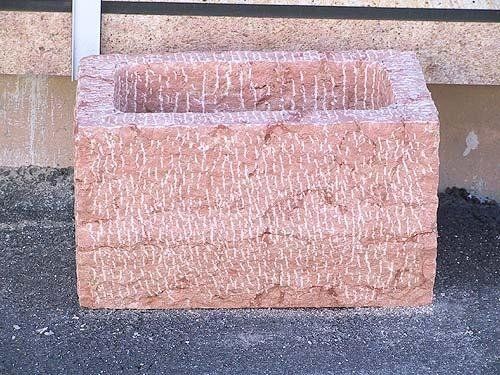 pietra rosa vaso