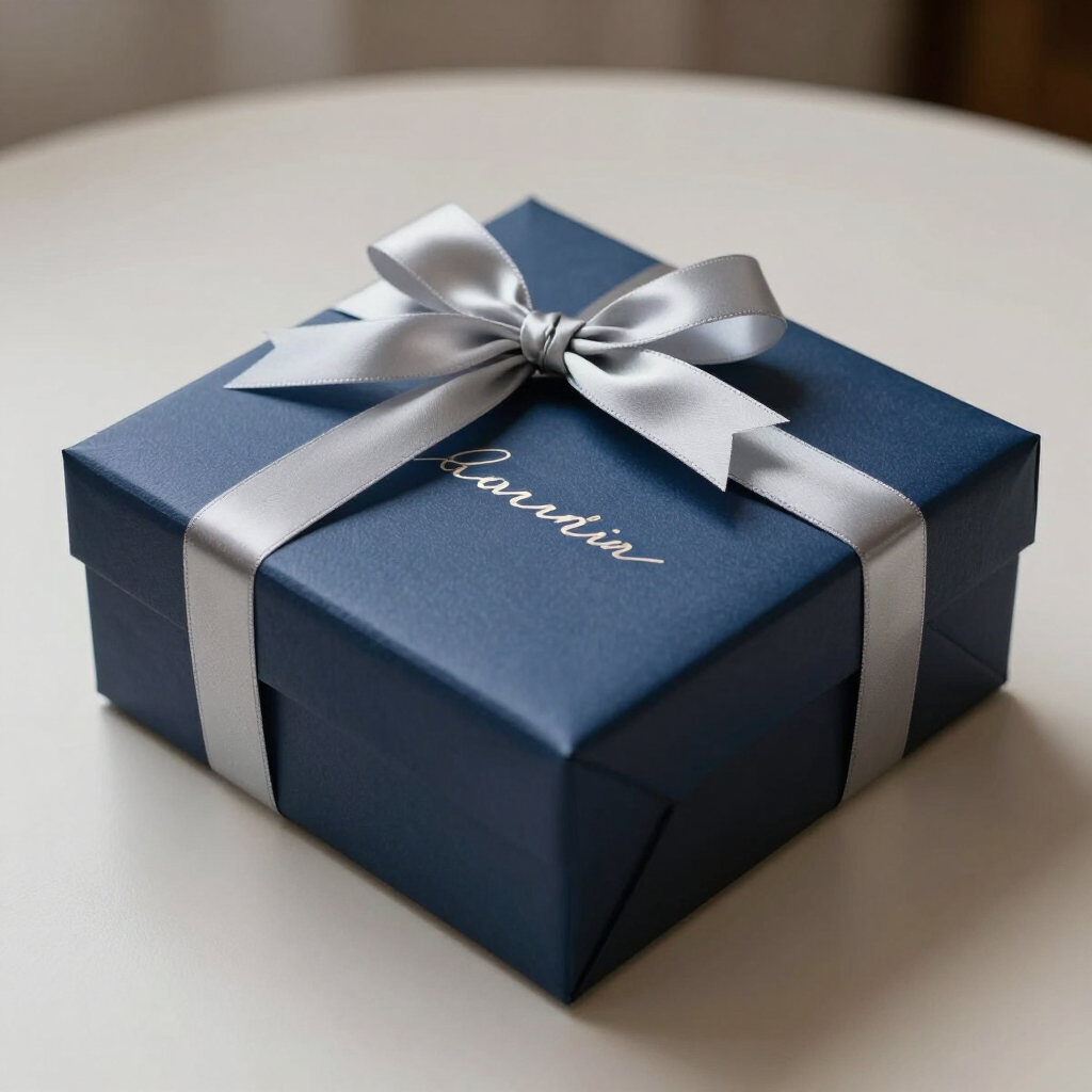 Regalo personalizado con envoltura elegante