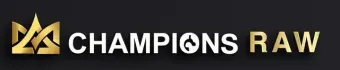 A gold, triangular abstract logo next to the text