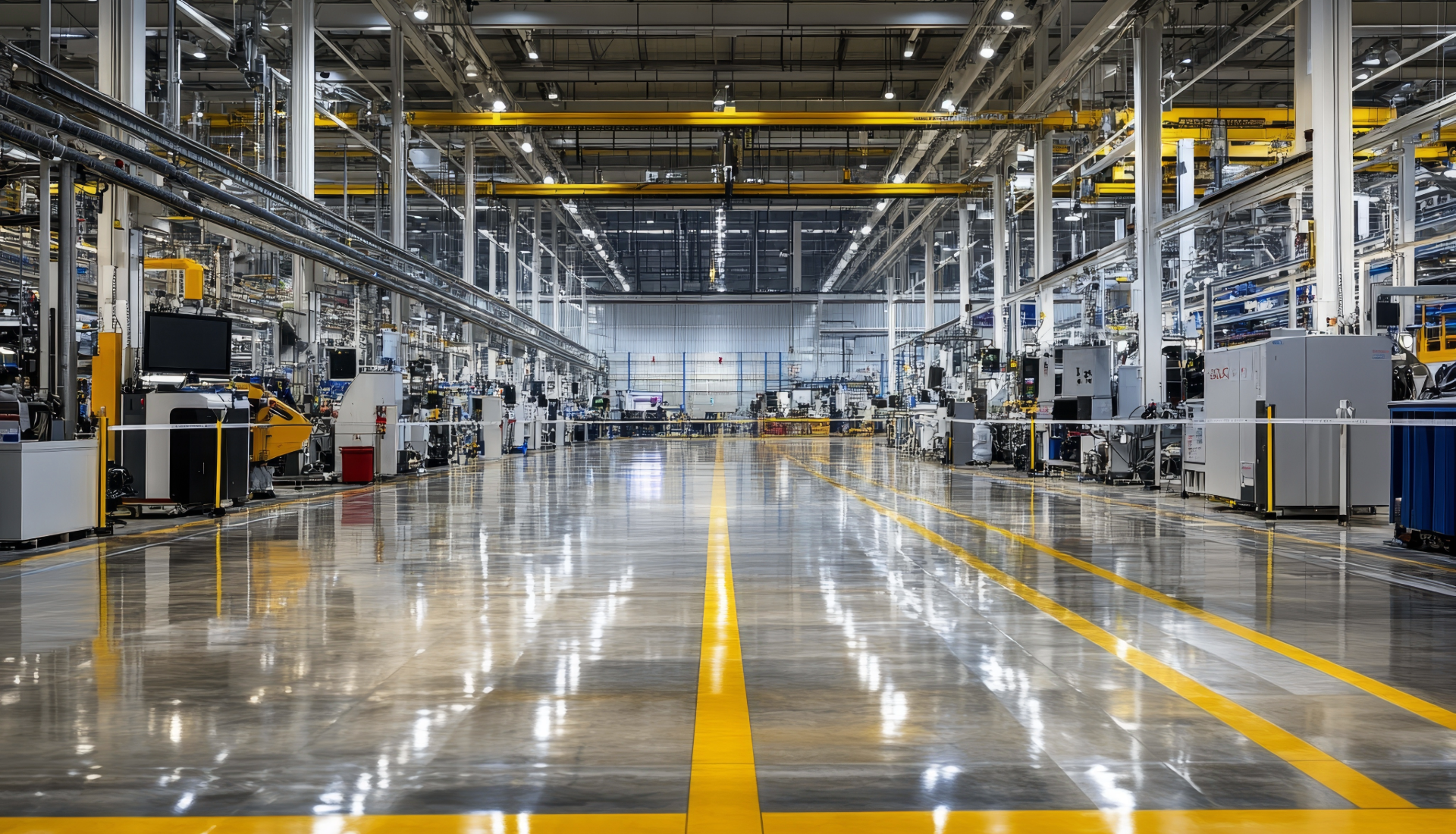 Industrial workshop serviced by Coastwide for overhead crane repairs and maintenance