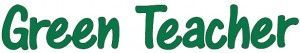 The word green teacher is written in green on a white background.