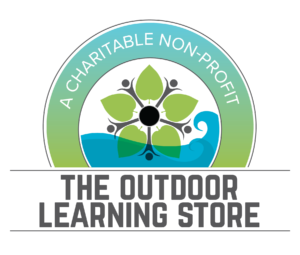 A logo for the outdoor learning store is shown