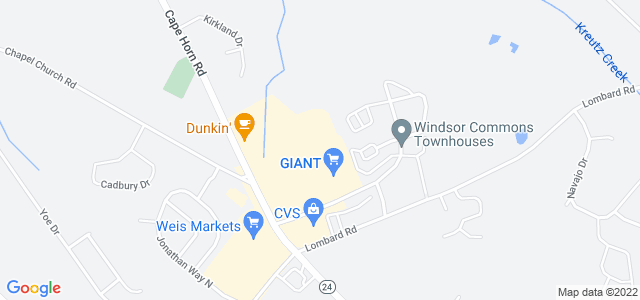 Map of business location