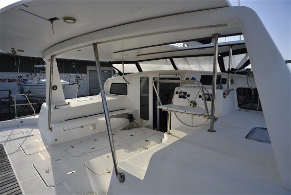 Hurricane damaged Voyage 480 for sale in Antigua