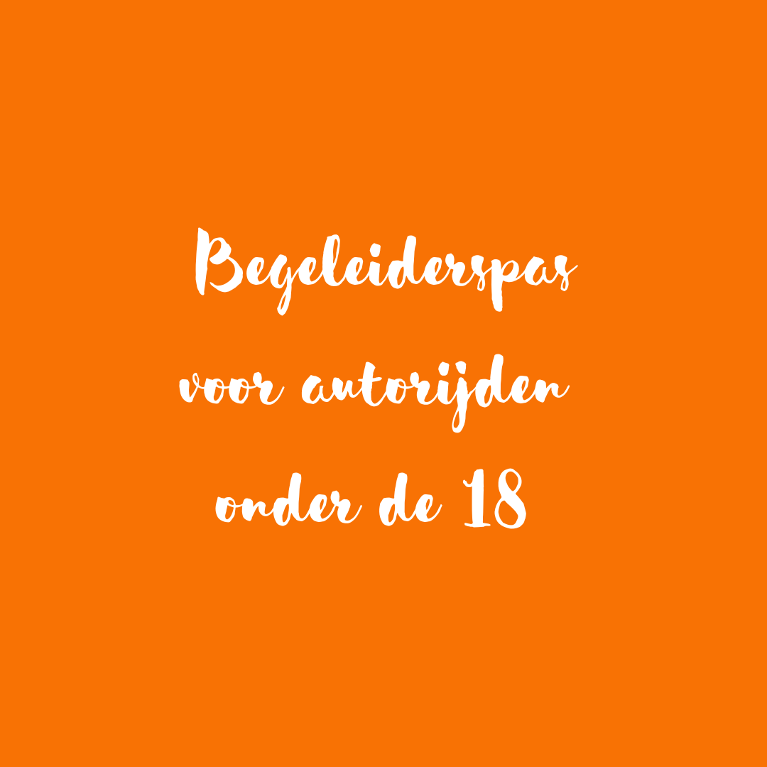 Orange background with white text: