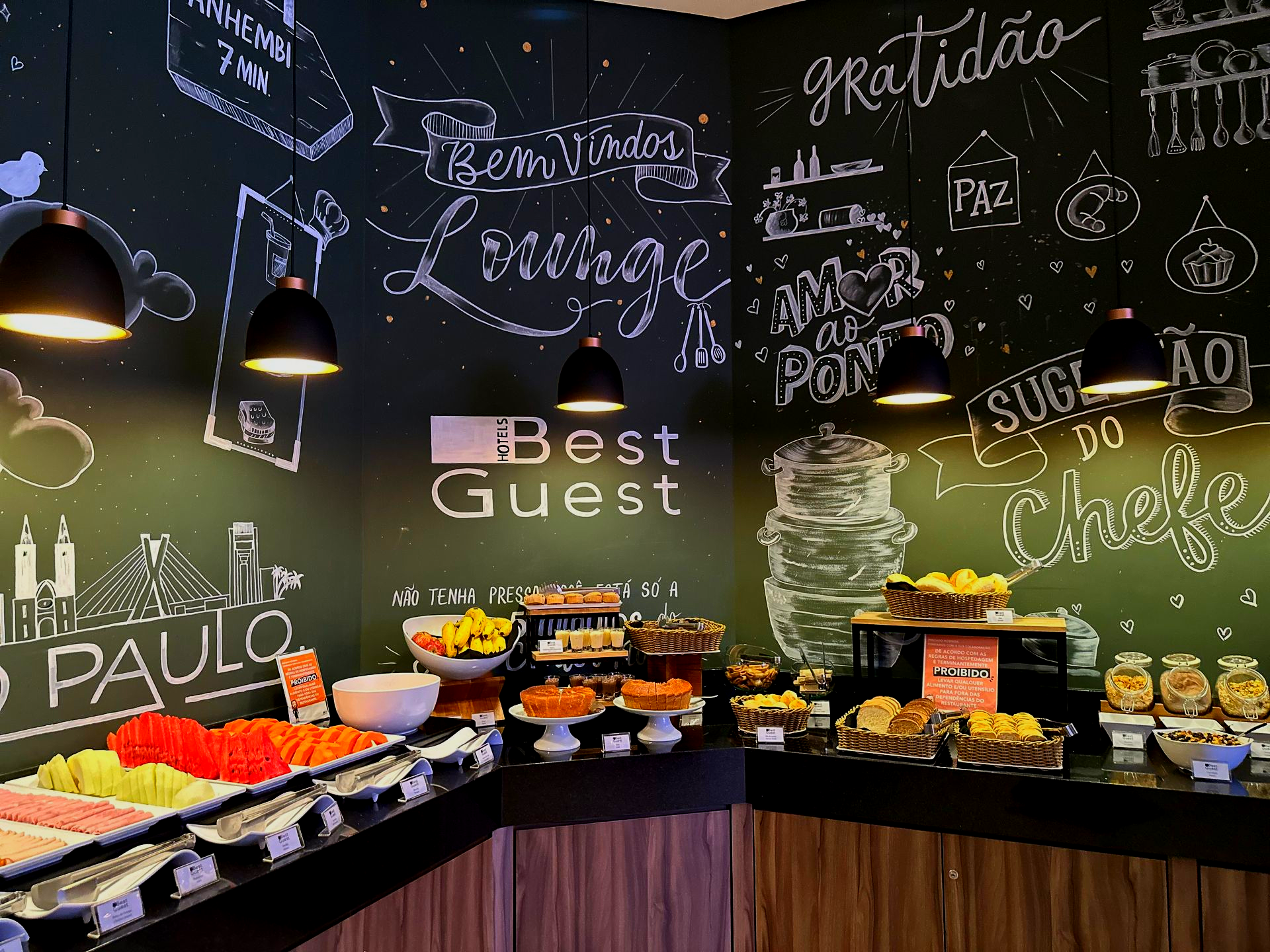 buffet café da manhã