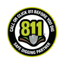 811 Call Before You Dig safe digging partner logo