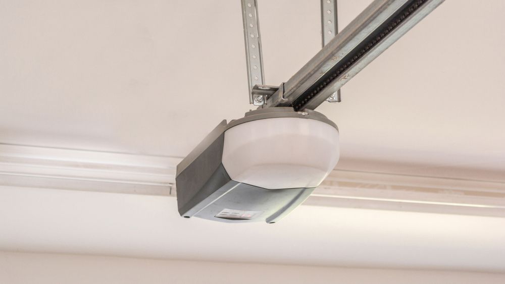 Automatic Garage Door Opener Motor on the Ceiling — Garage Door Repairs in Marcoola QLD