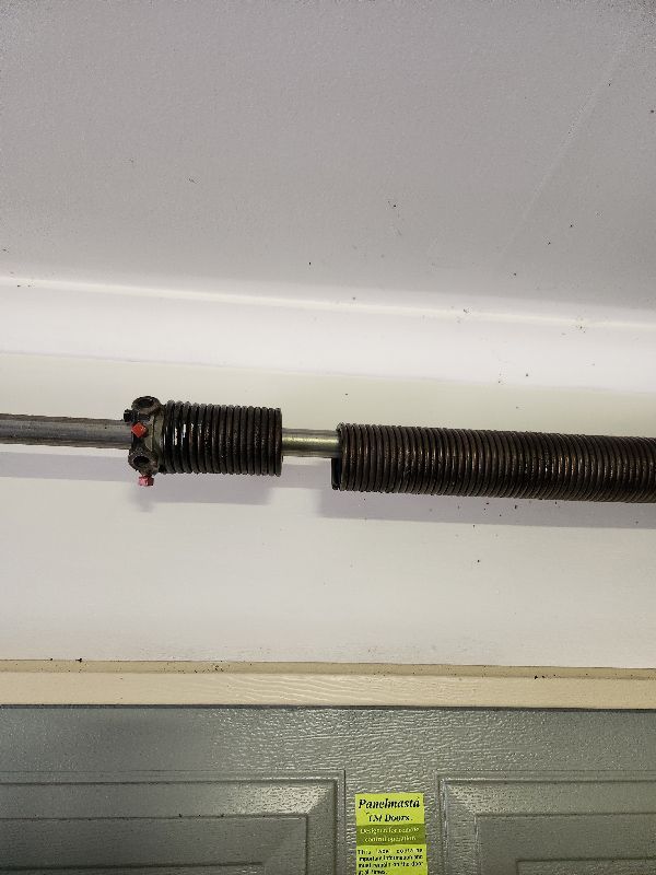 Broken Spring — Garage Door Repairs in Marcoola QLD