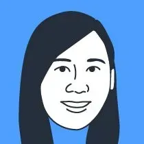 A black and white drawing of a woman wearing a hijab and glasses.