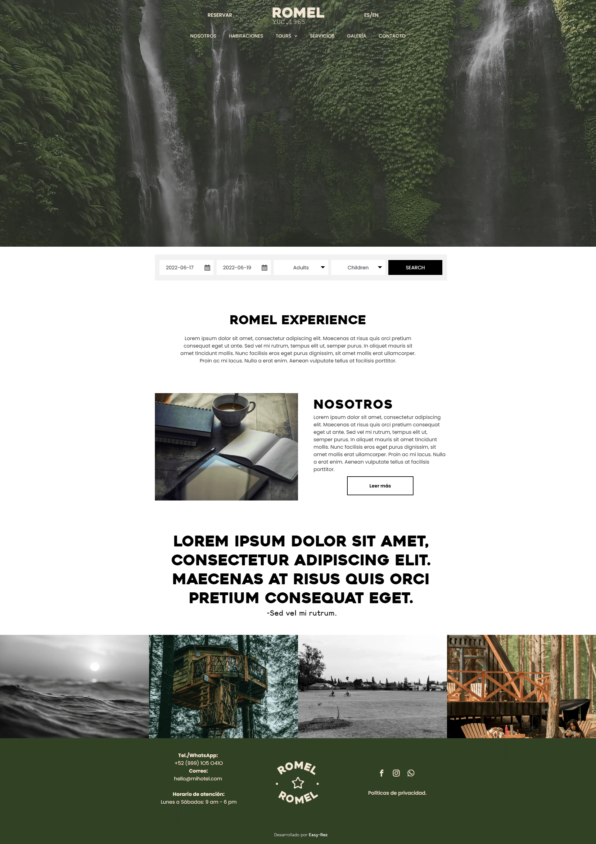 Sitio Web para Hoteles
