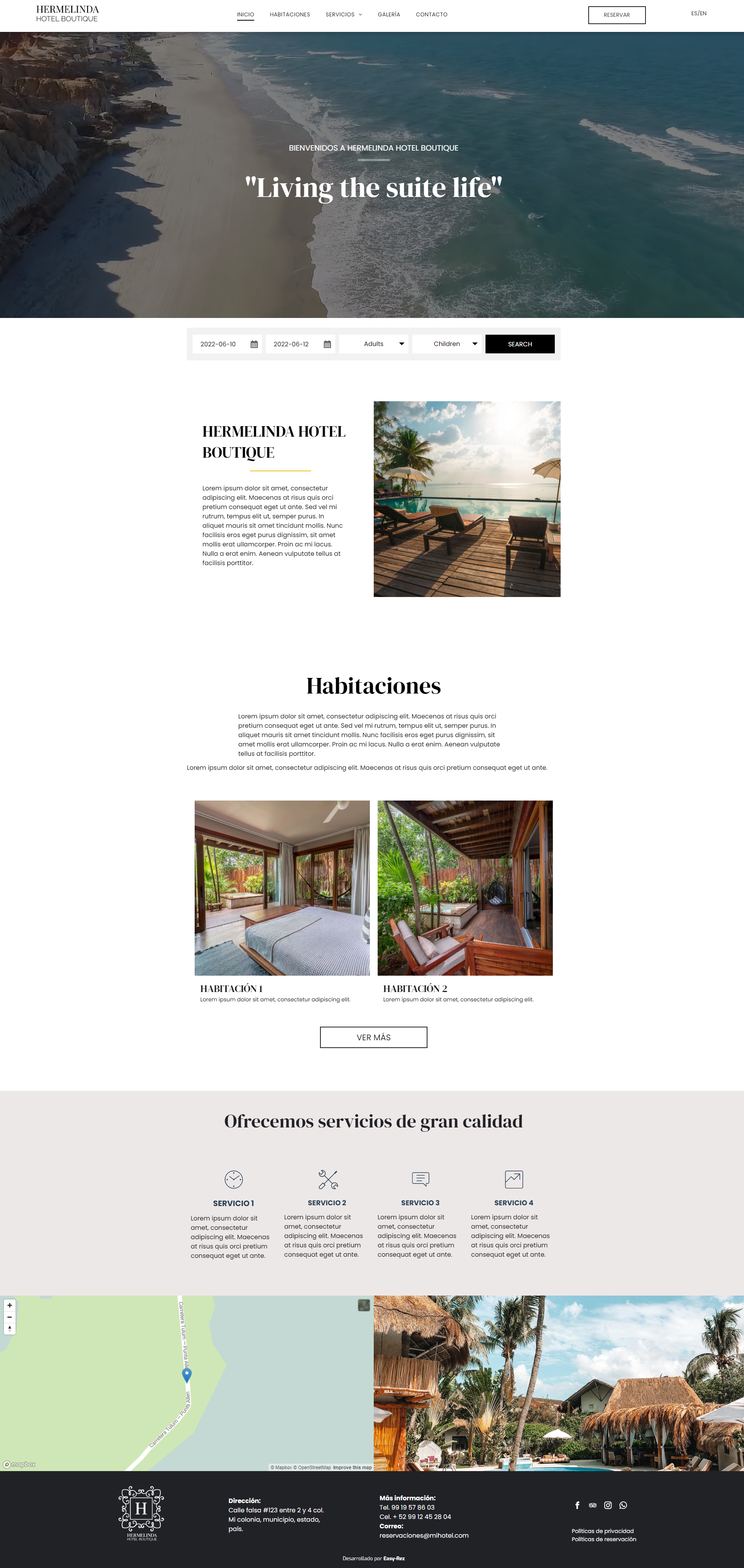 Sitio Web para Hoteles