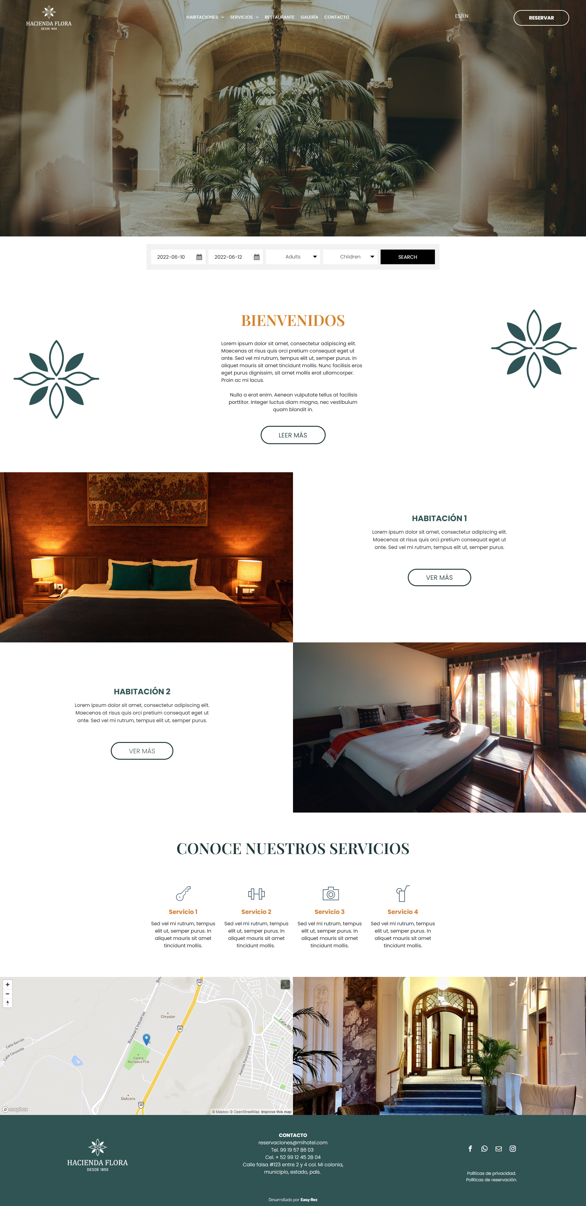 Sitio Web para Hoteles