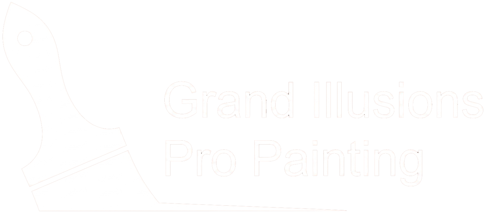 Faint white text logo with a curved line on a white background