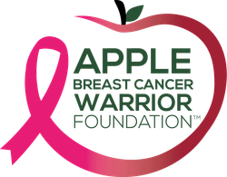 The logo for the apple breast cancer warrior foundation