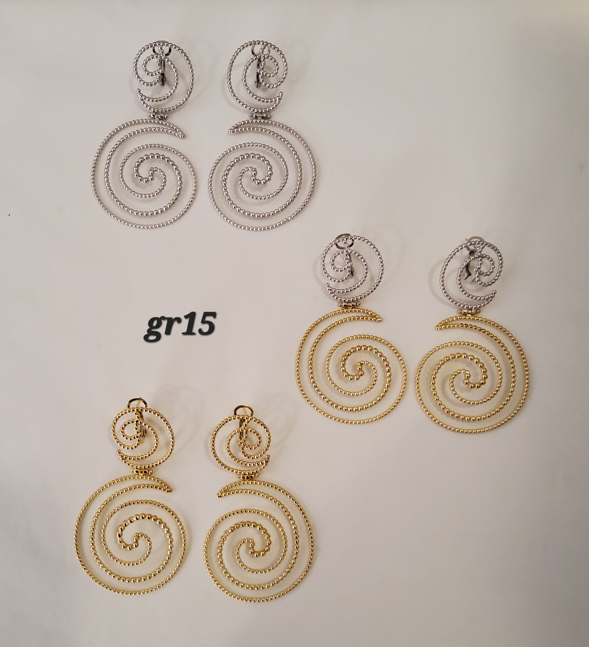 ORECCHINI ORO 18KT PENDENTI