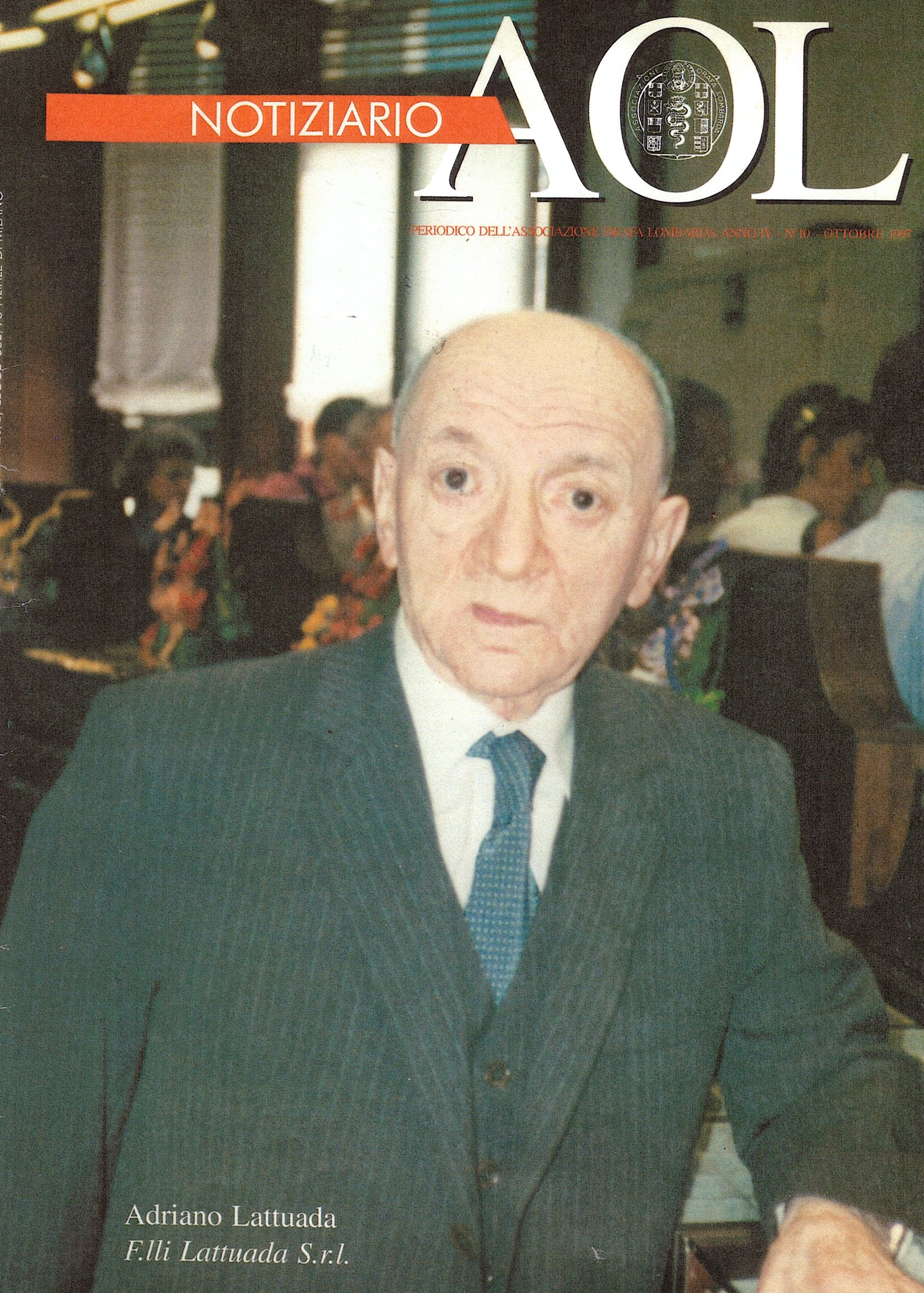 COPERTINA RIVISTA ASSOCIAZIONE ORAFA LOMBARDA 1997