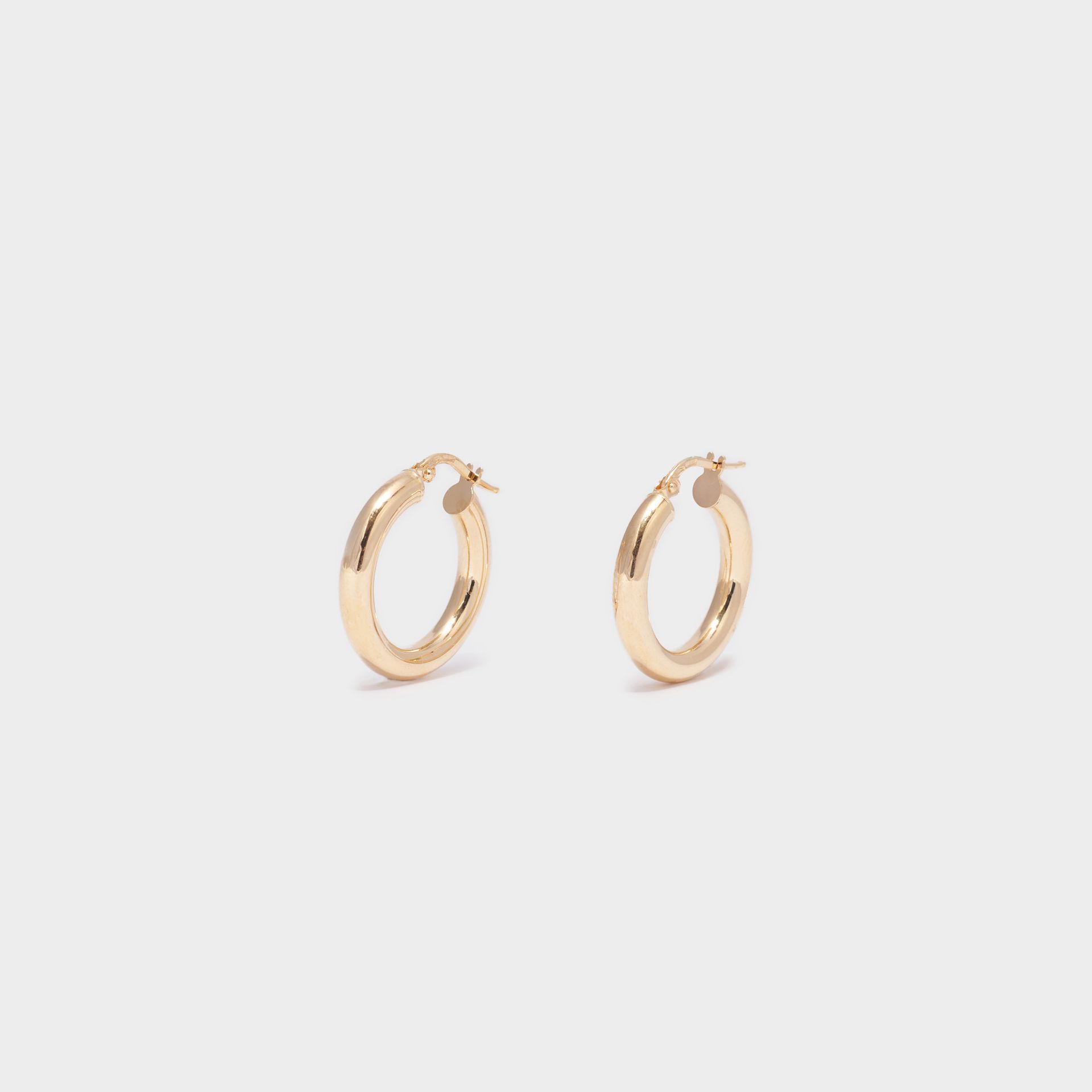 ORECCHINI 18 KT TUBO CERCHIO 
