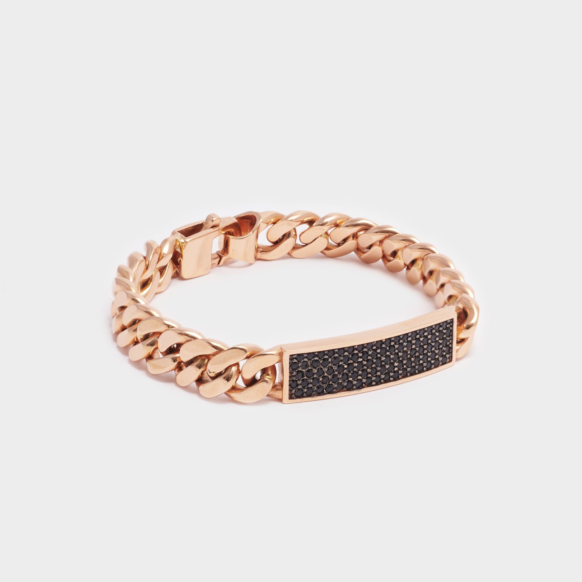 BRACCIALE GROUMETTE  ORO ROSA 18 KT
