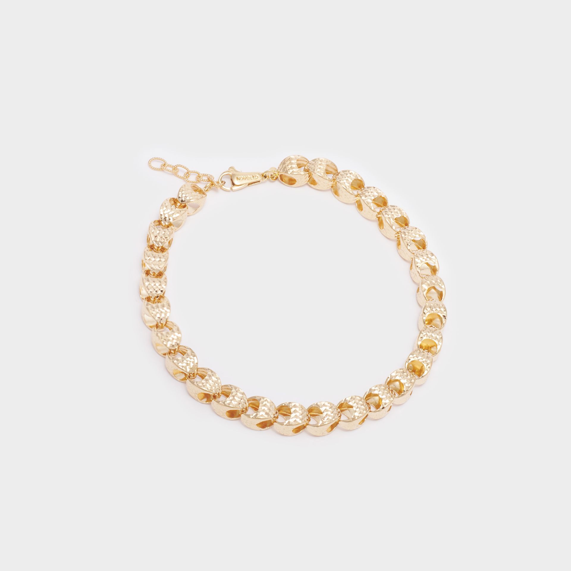 BRACCIALE ORO GIALLO 18 KT SQUADRATO E DIAMANTATO