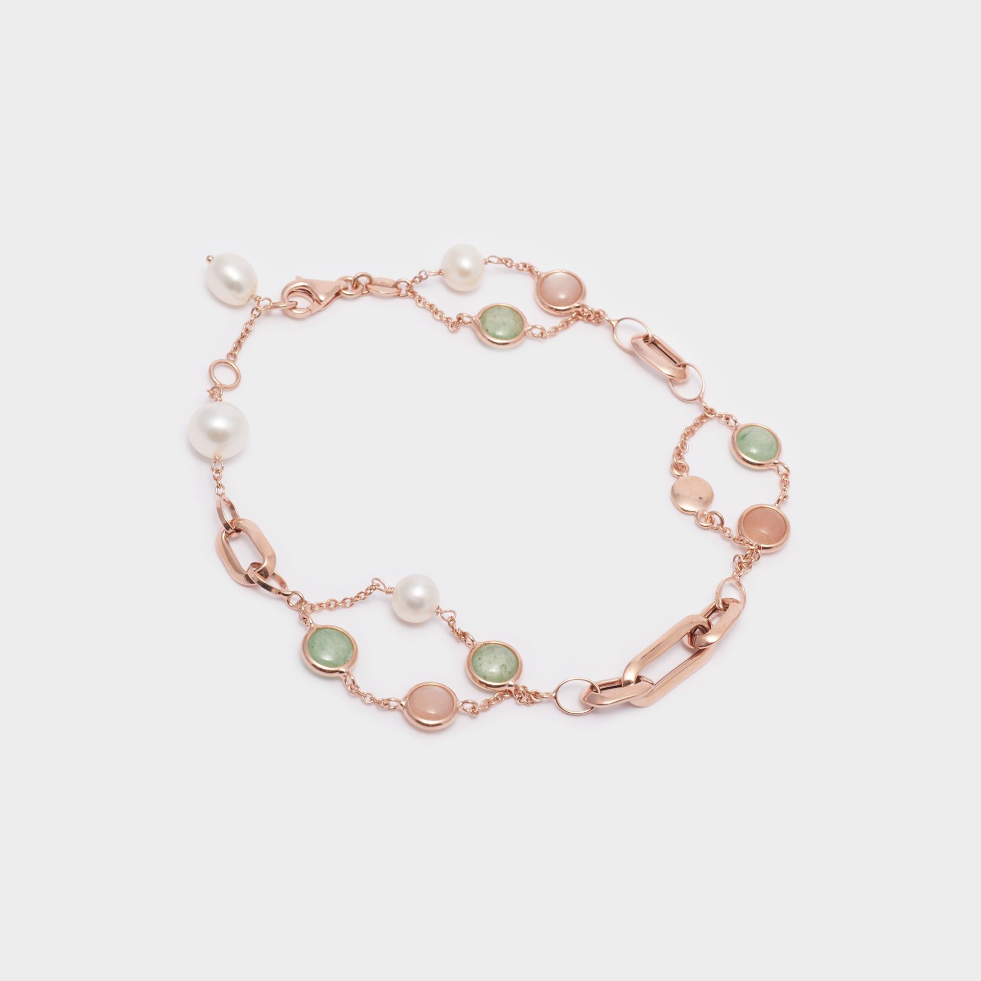 Bracciale oro+pietre+idrotermali