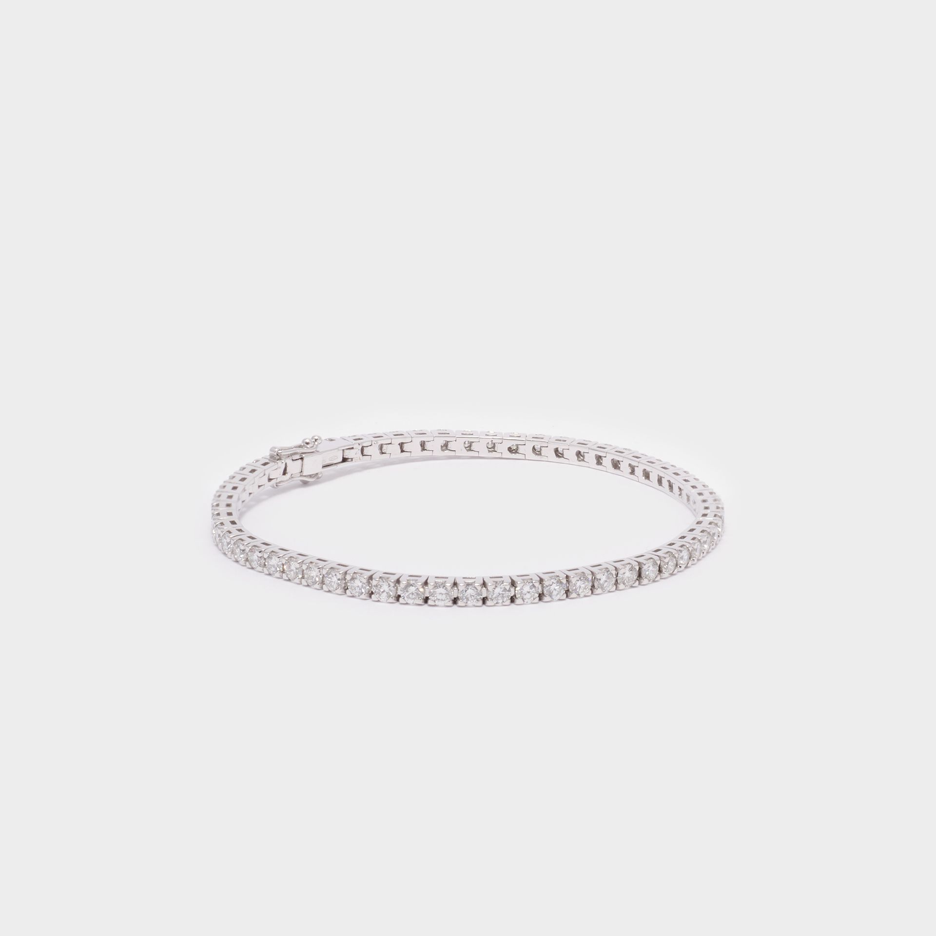 BRACCIALE TENNIS ORO BIANCO 18 KT