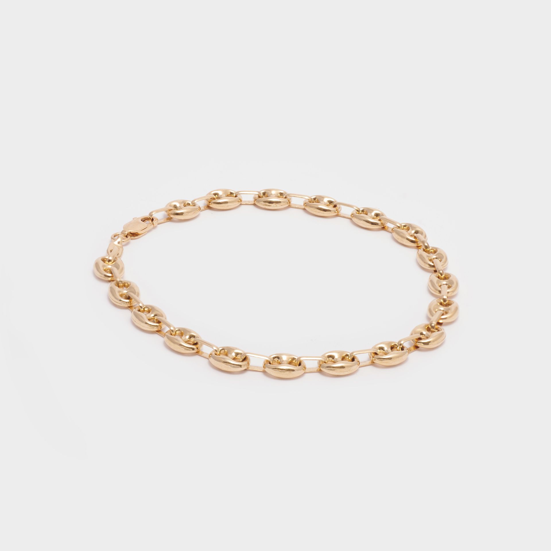 BRACCIALE MAGLIA MARINA ORO GIALLO 18 KT