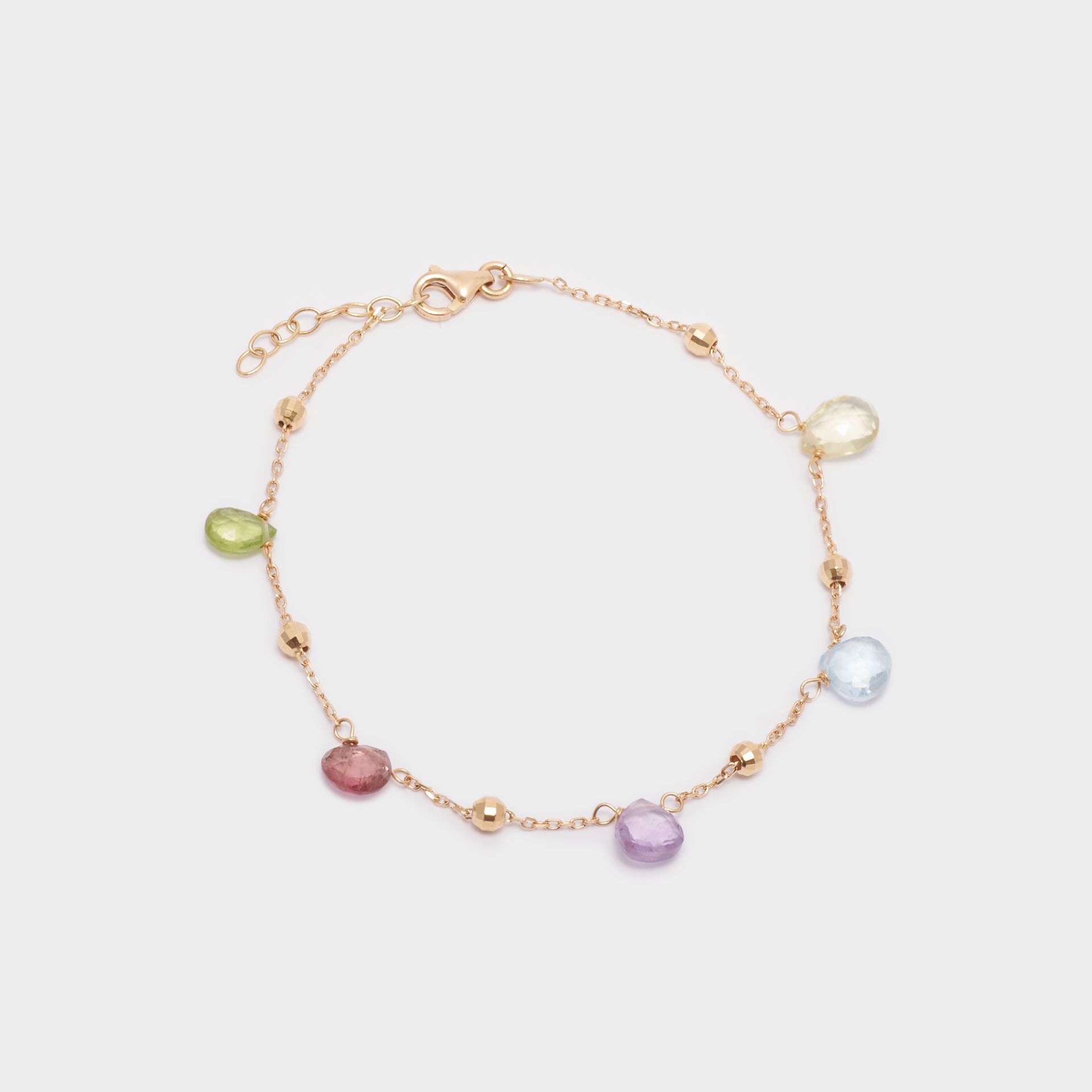 BRACCIALE DONNA ORO GIALLO  18 KT CON PERLINE 
