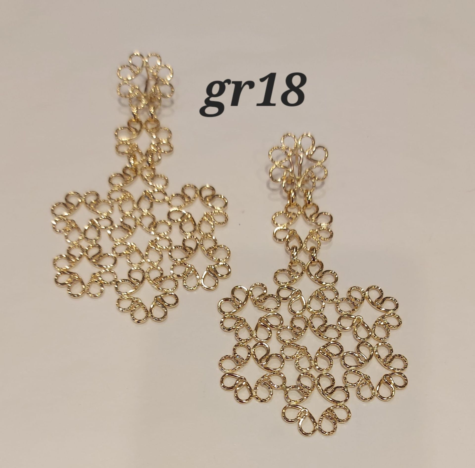 ORECCHINI PENDENTI ORO GIALLO 18K