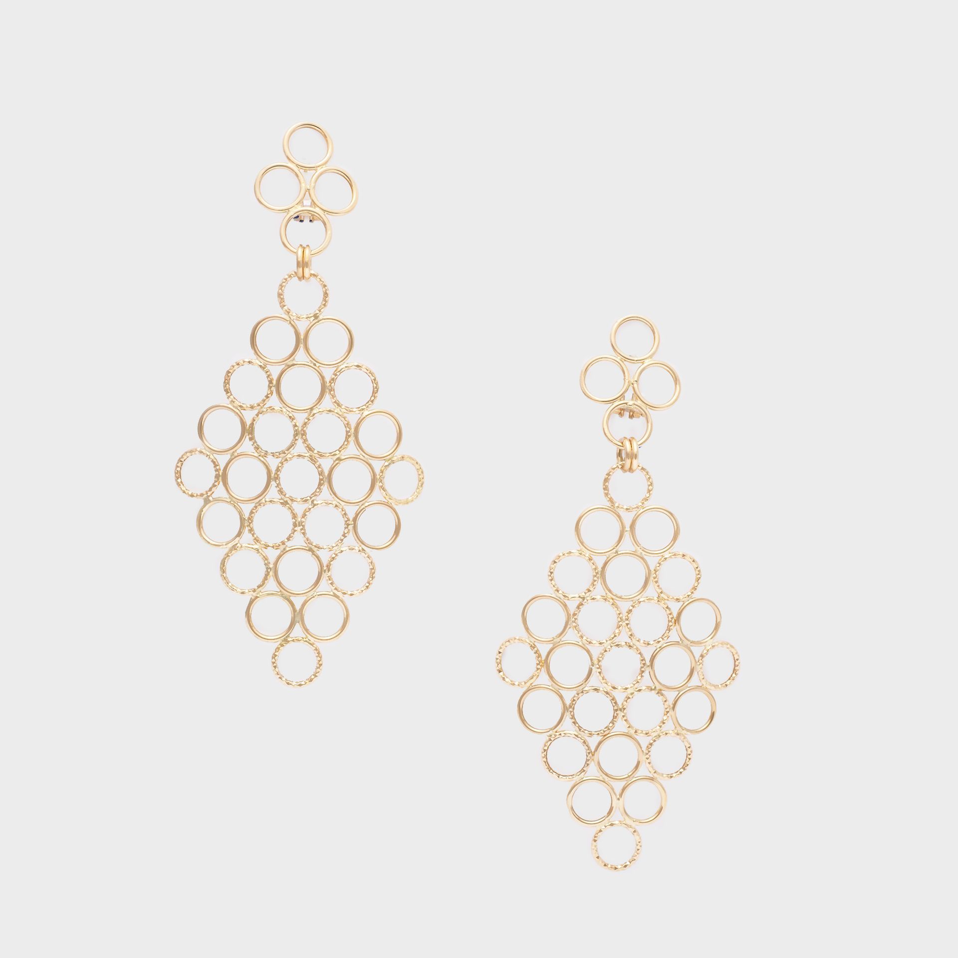 ORECCHINI 18KT PENDENTI  MODERNI