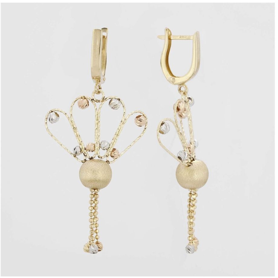ORECCHINI ORO 18KT PENDENTI