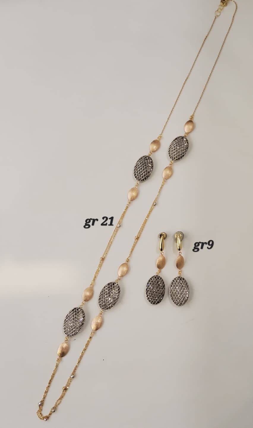 COLLANA 18K ORO ROSA