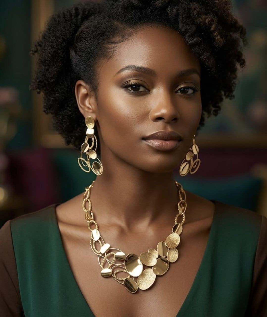 MODELLA CON GIOIELLI  ORO 18KT