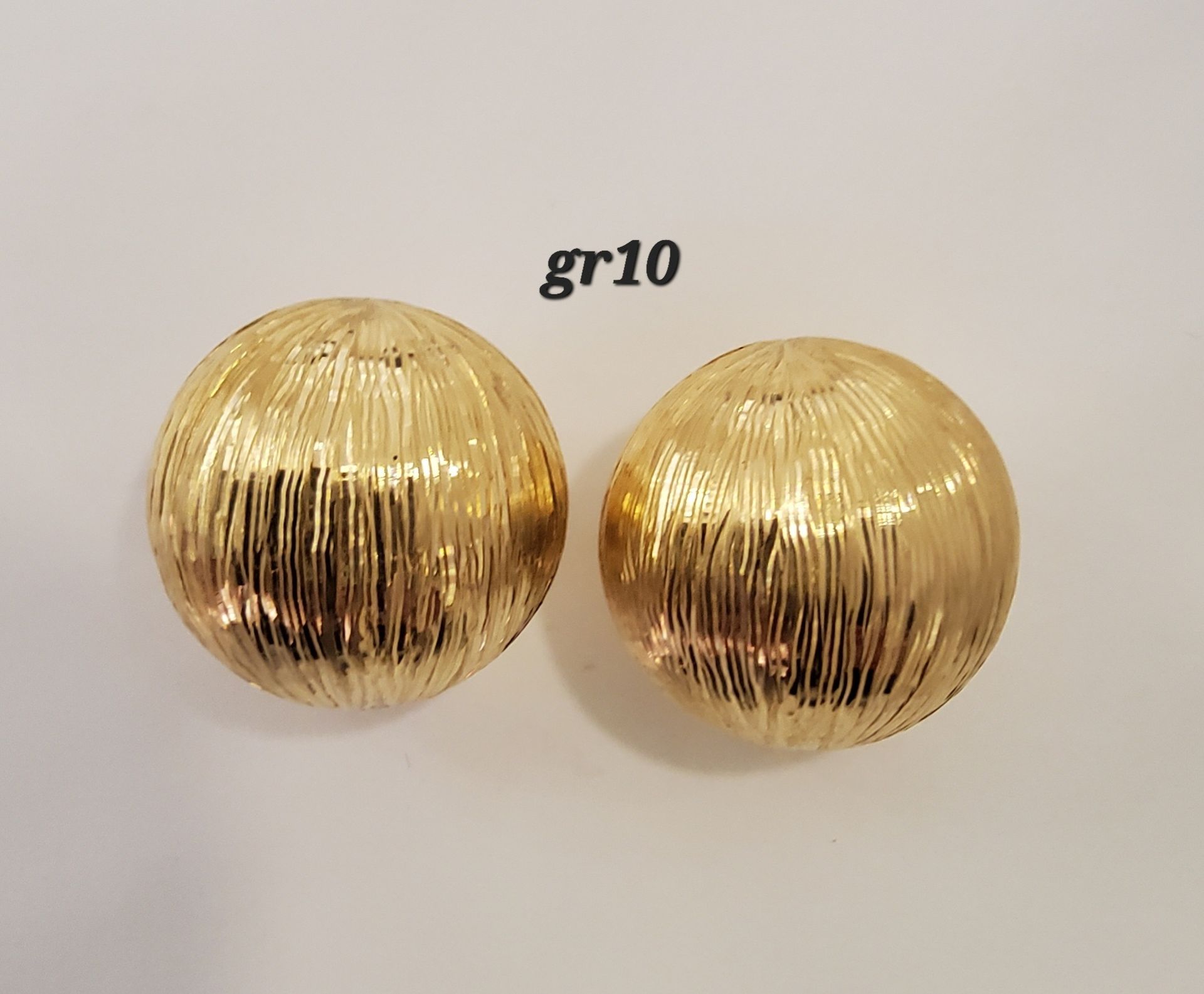 ORECCHINI  DIAMANTATI 18K ORO GIALLO

