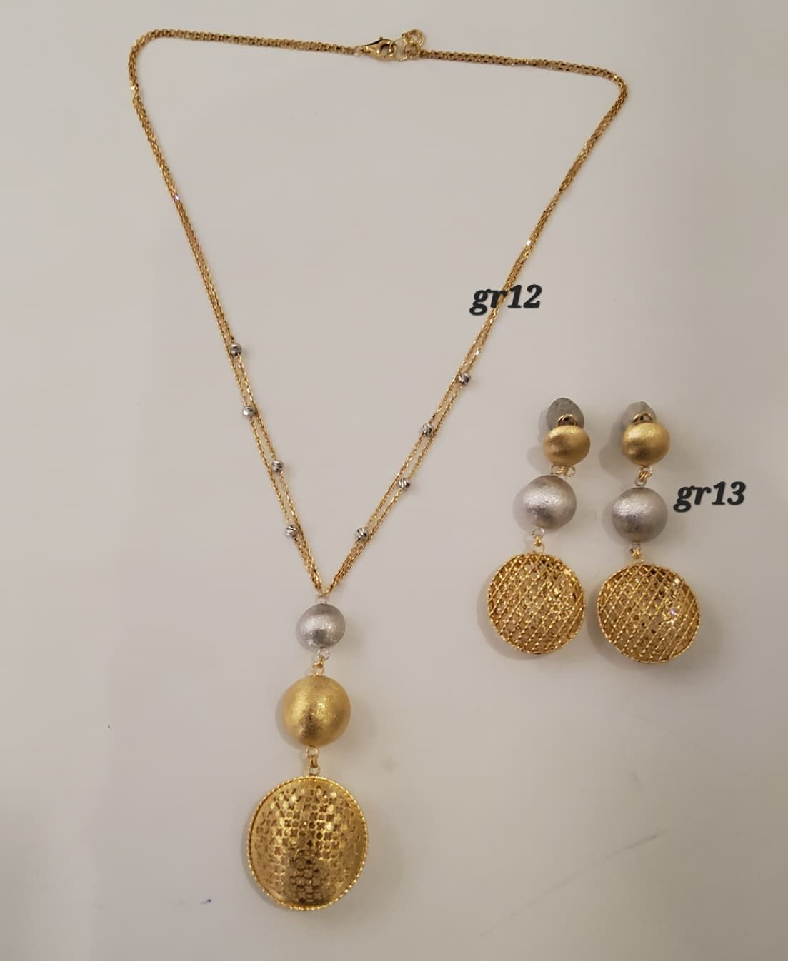 COLLANA  ORECCHINI ORO18K ORO GIALLO