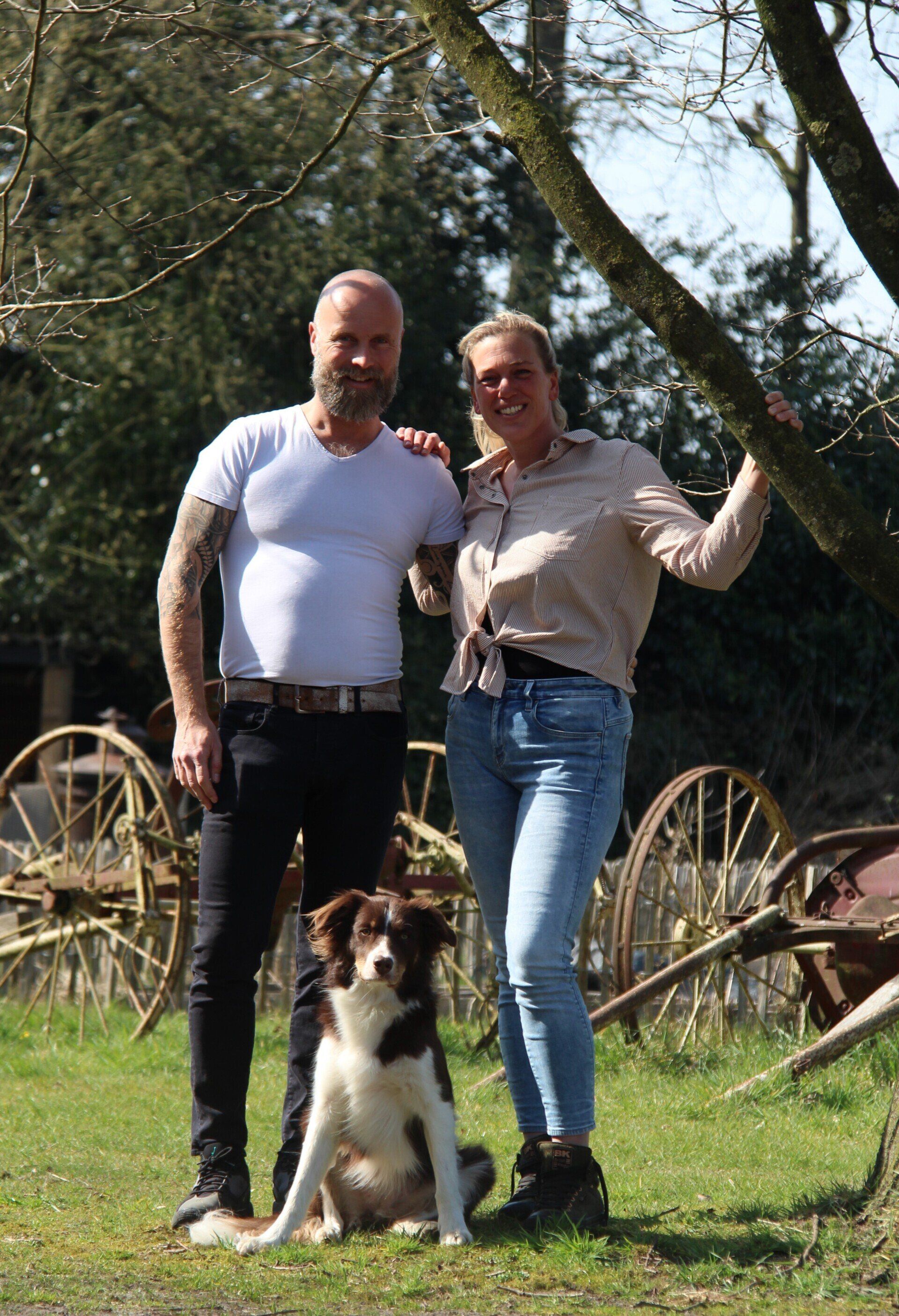 Stefan & Joukje met hun hond Shelby
