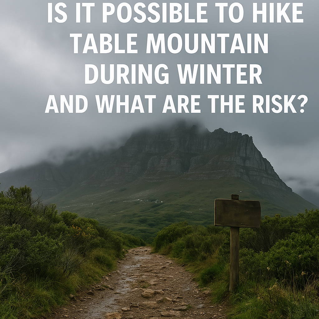 Is it possible to hike table mountain during winter and what are the risk