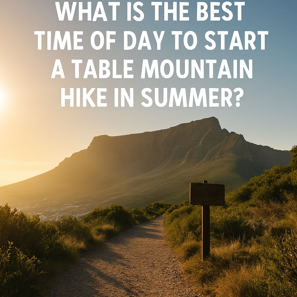 What is the best time of day to start a table mountain hike in summer ?