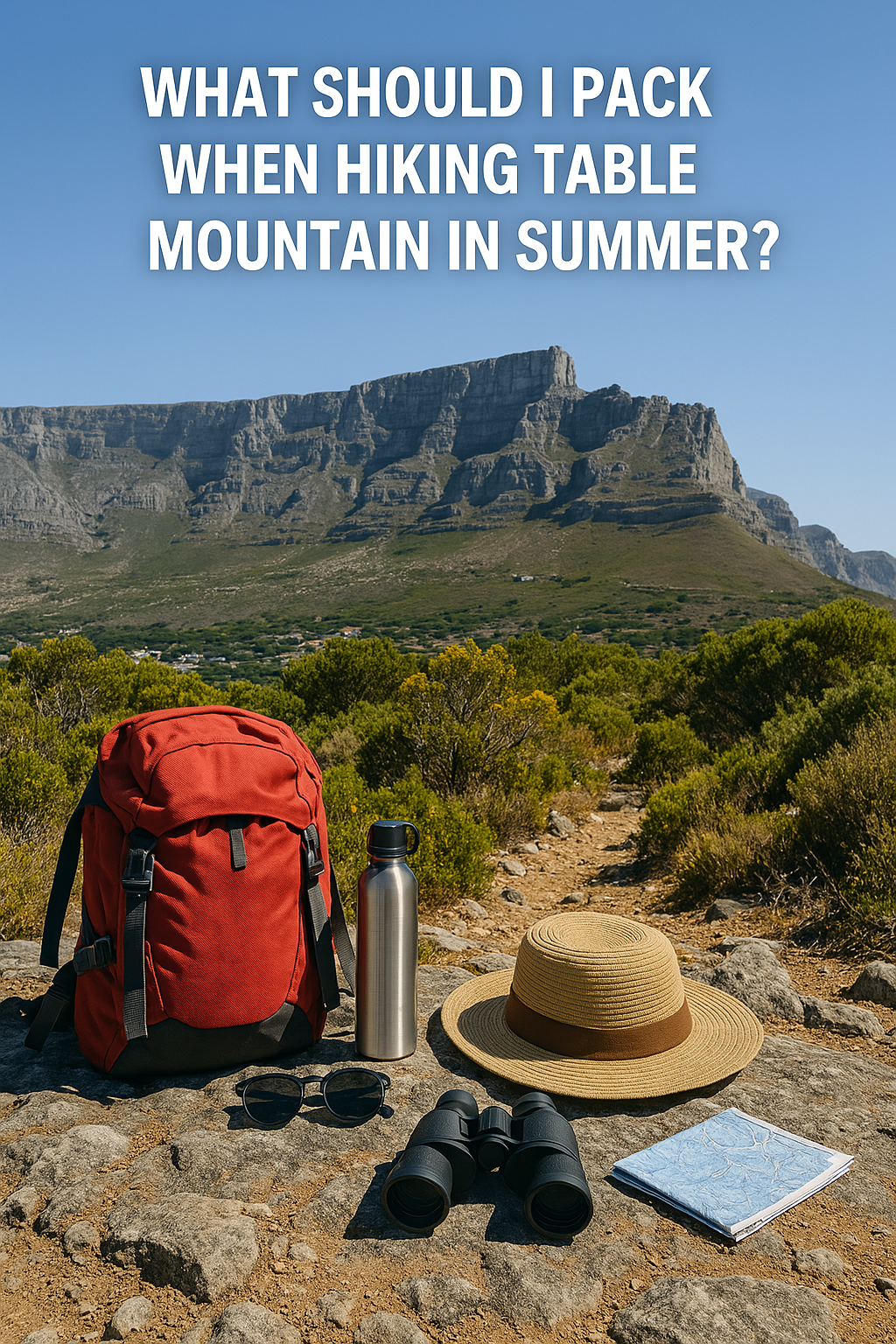 What should i pack when hiking table mountain in summer ?