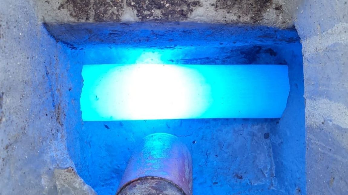 Sculco Risanamento no dig raggi uv