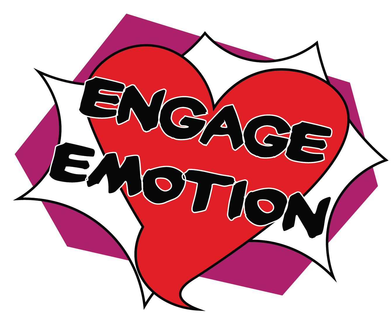 Red heart with 