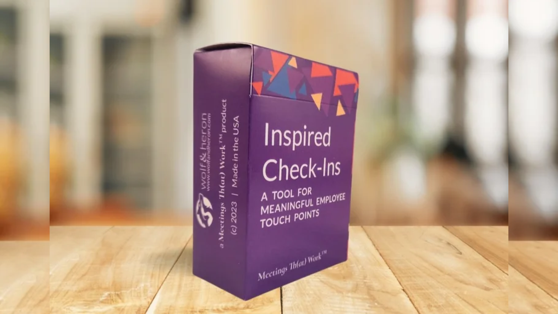 Purple box of