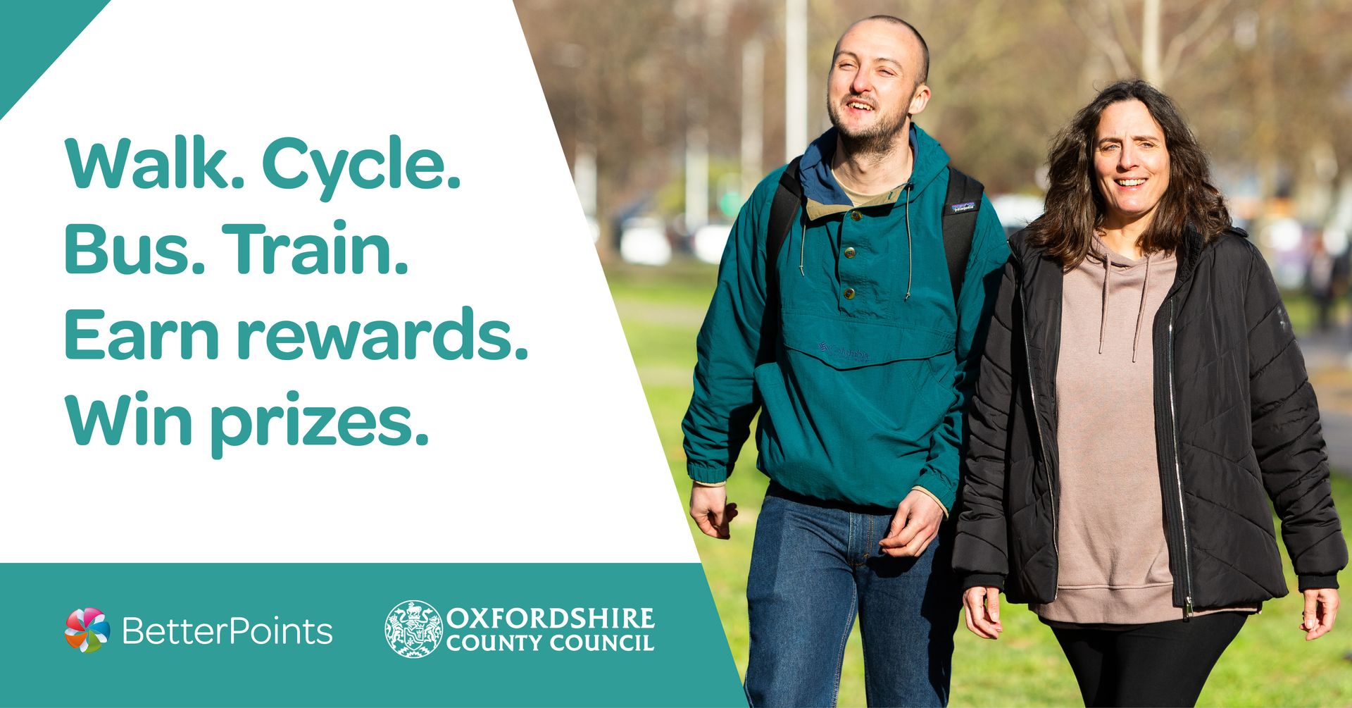 Earn BetterPoints with greener and healthier journeys