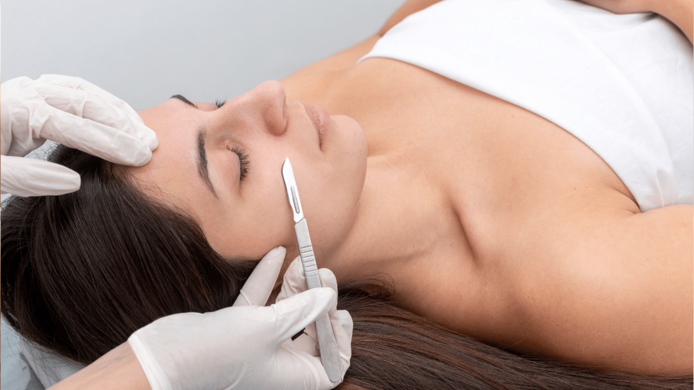 Dermaplaning treatment at Radiant Beauty Lounge Roseville