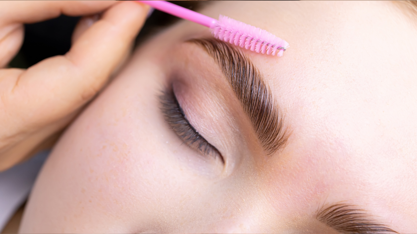 Powder Brows result on client at Radiant Beauty Lounge Roseville CA