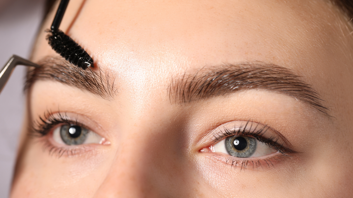 Powder Brows result on client at Radiant Beauty Lounge Roseville CA