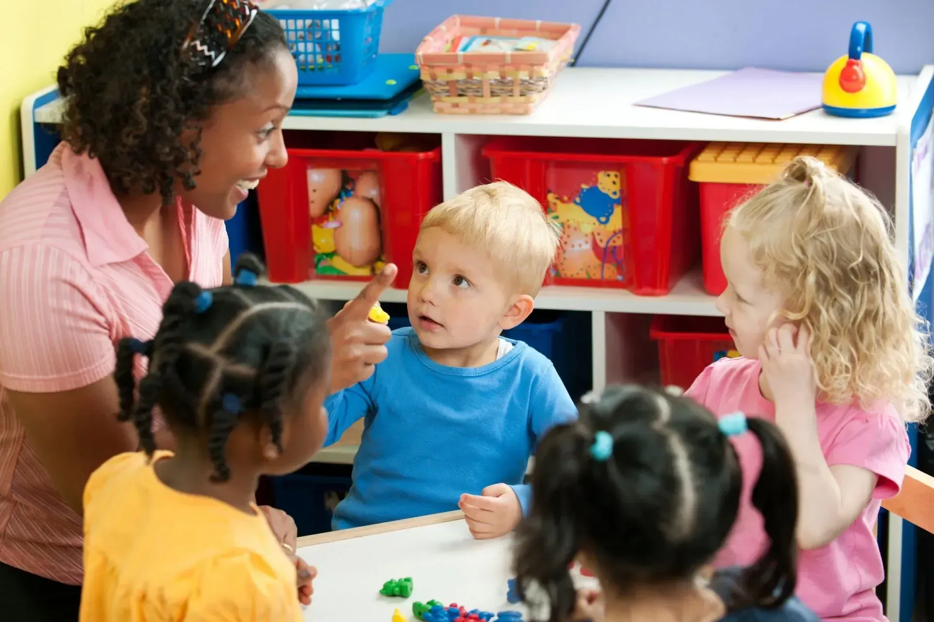 Educators and children together at Diversity Childcare Centre