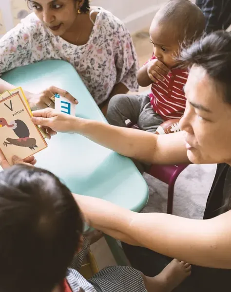 A child engaged in play-based learning at Diversity Childcare Centre
