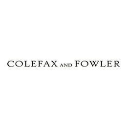 Logo di Colefax and Fowler in caratteri serif neri su sfondo bianco.